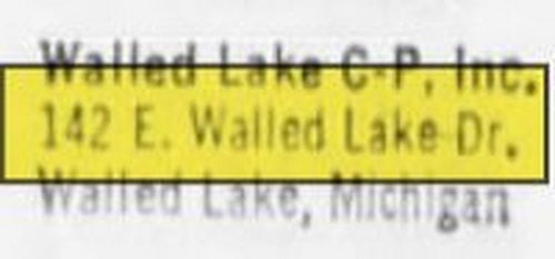 Dick Morris Chevrolet (Walled Lake Chrysler Plymouth) - July 1972 Walled Lake Chrysler Plymouth (newer photo)